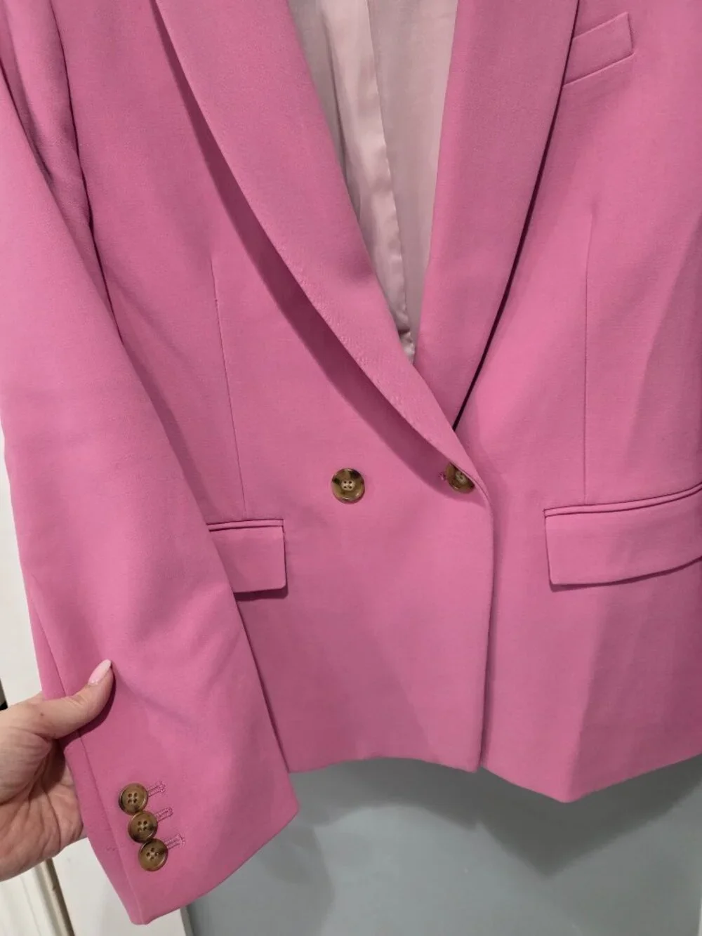 J.Crew Pink‎ Tailored Blazer – Size 8